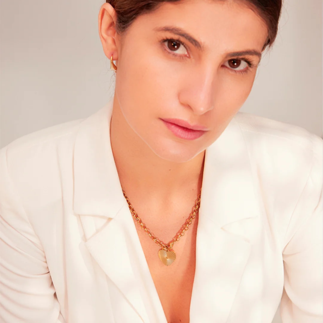 Colar Feminino Coração Radiante