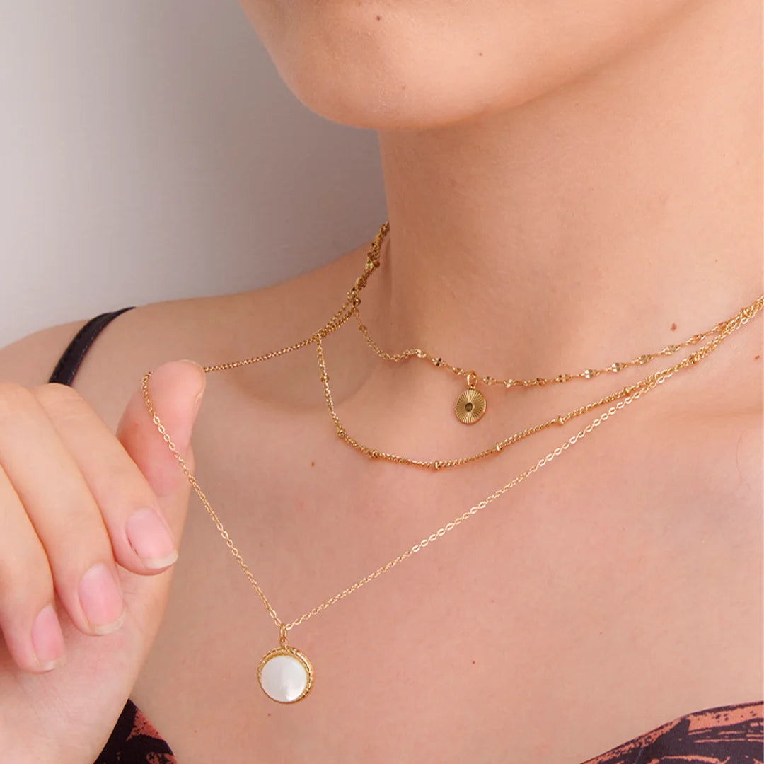 Colar Feminino Mix com Pingente