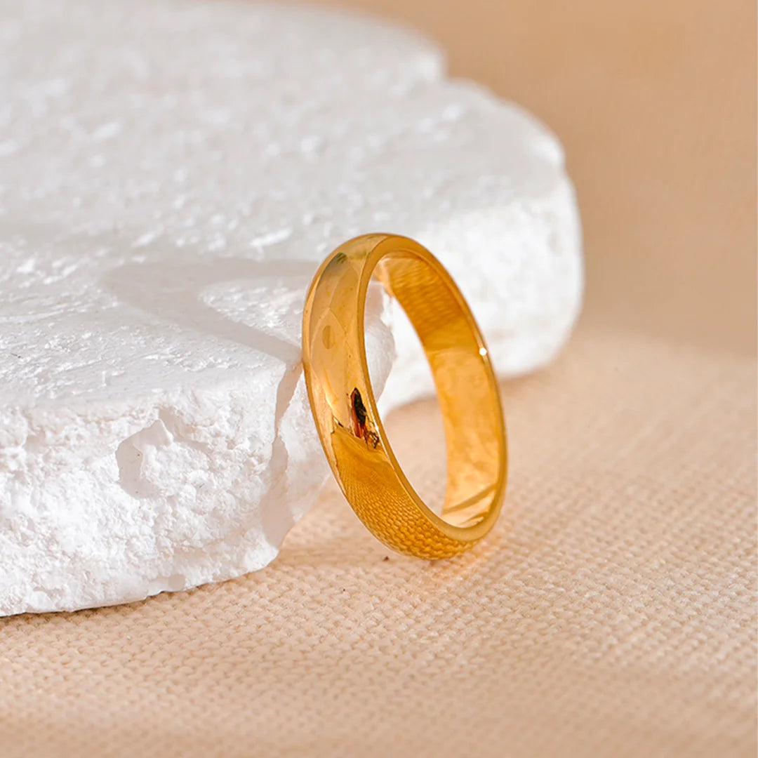 Anel Feminino Simples Liso