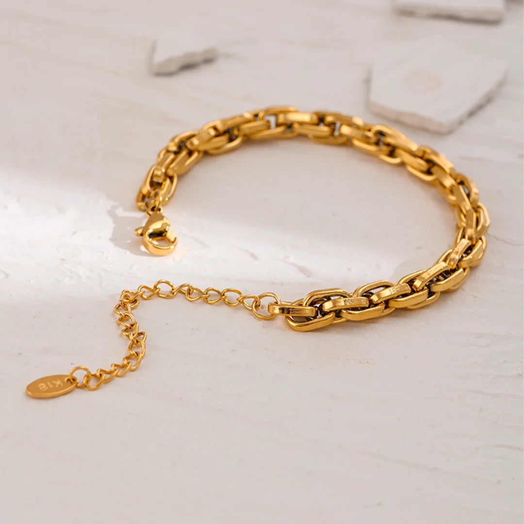 Pulseira Feminina Corrente de Elos