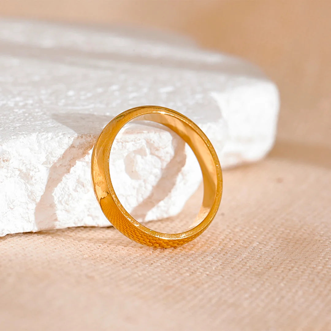 Anel Feminino Simples Liso