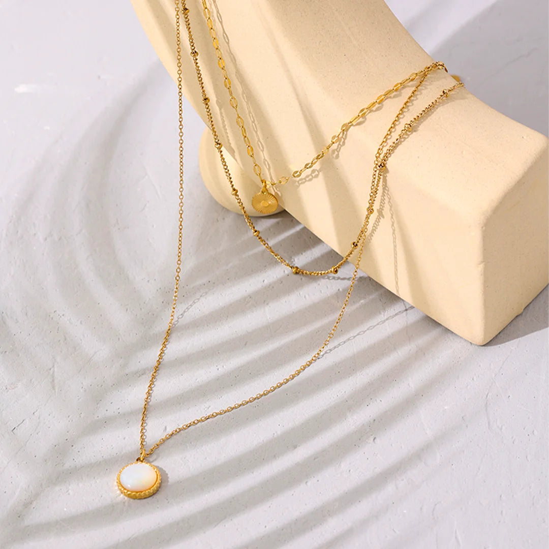 Colar Feminino Mix com Pingente