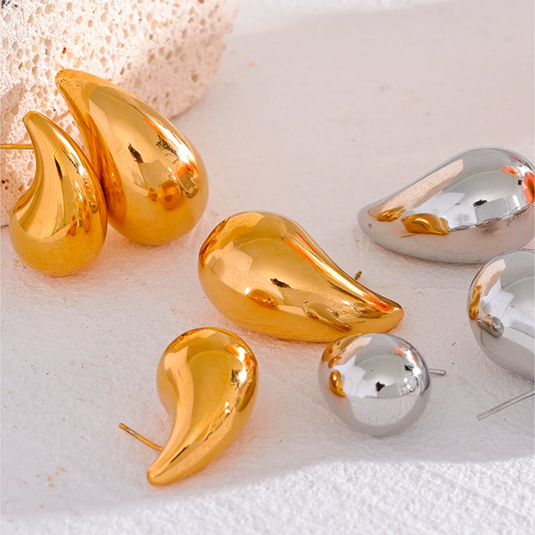 Brinco Feminino Gota D'Água