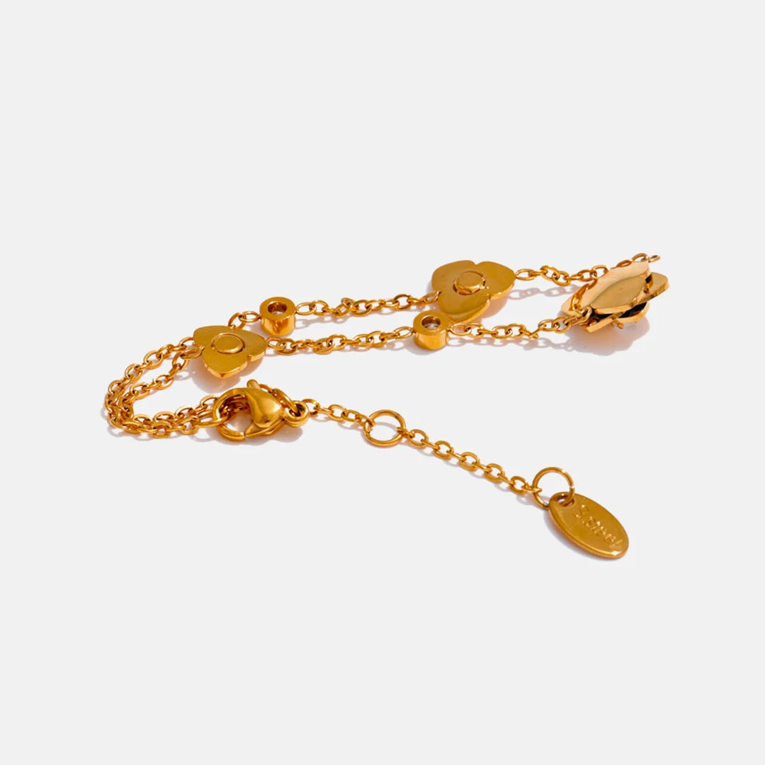 Pulseira Flor de Zircônia