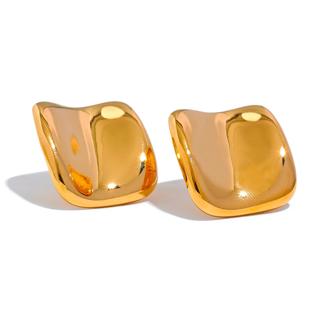 Brinco Feminino Quadrado Geométrico