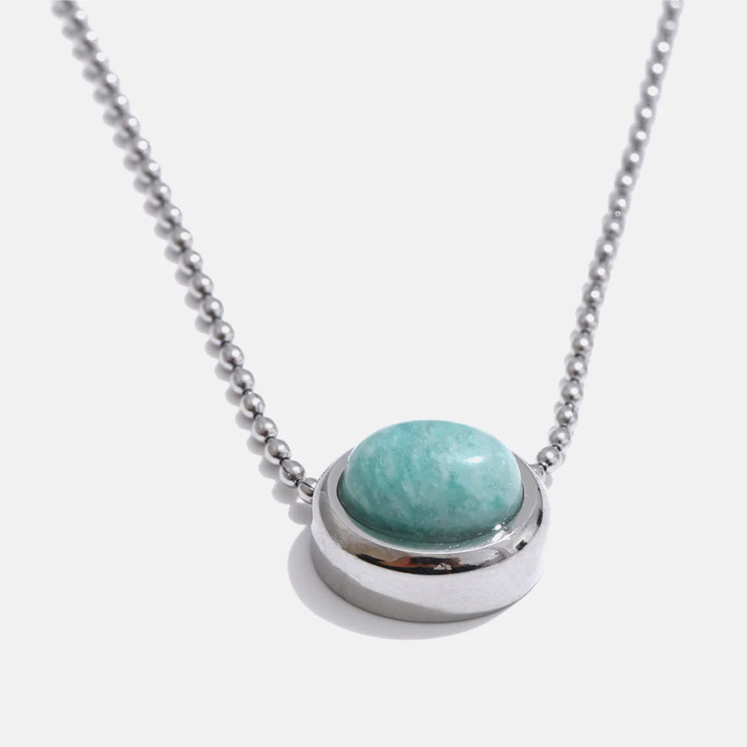 Colar Feminino com Pingente Elegância Amazonita