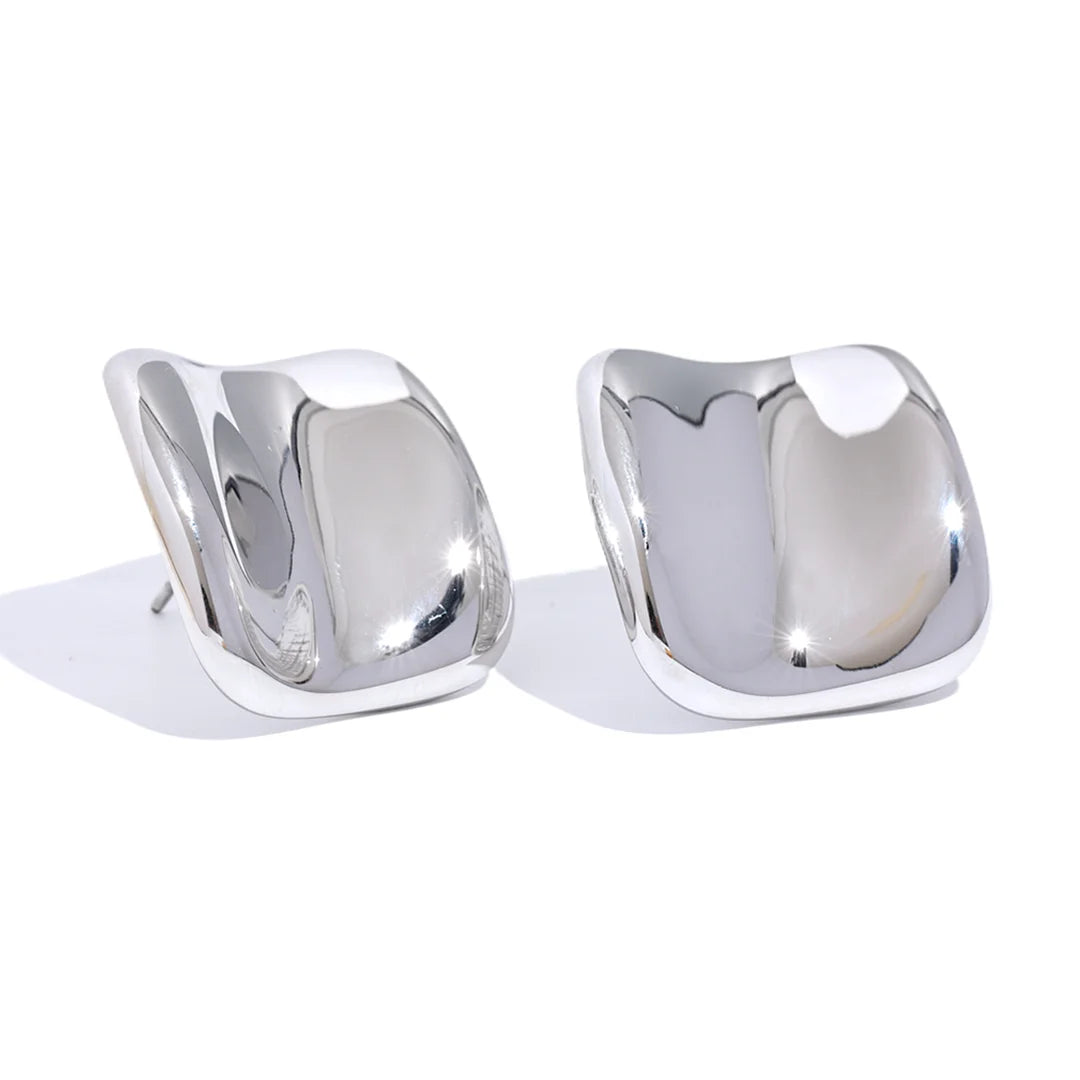 Brinco Feminino Quadrado Geométrico