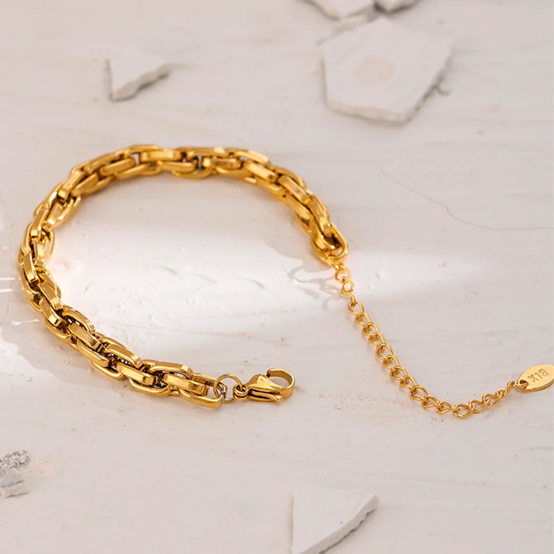 Pulseira Feminina Corrente de Elos