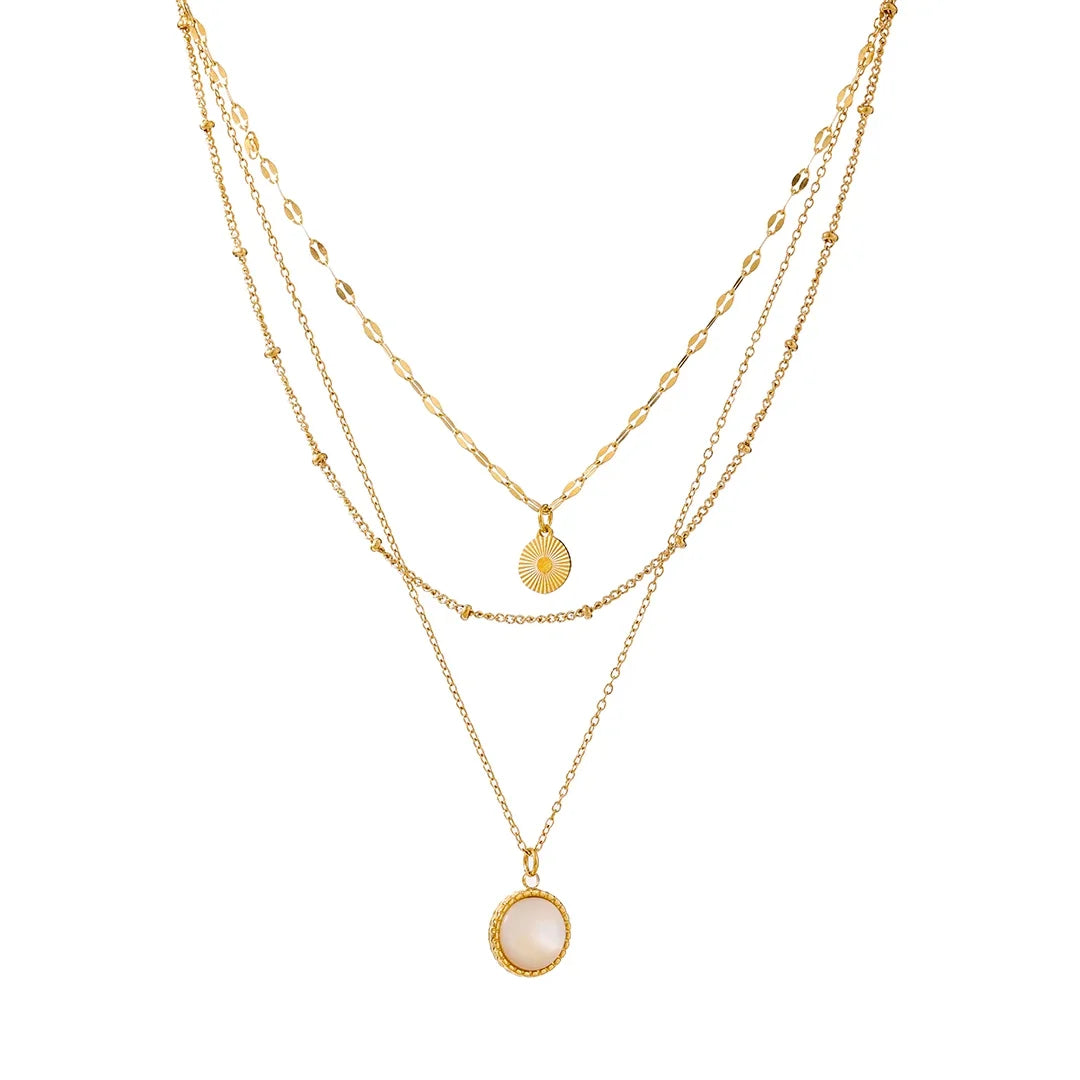 Colar Feminino Mix com Pingente